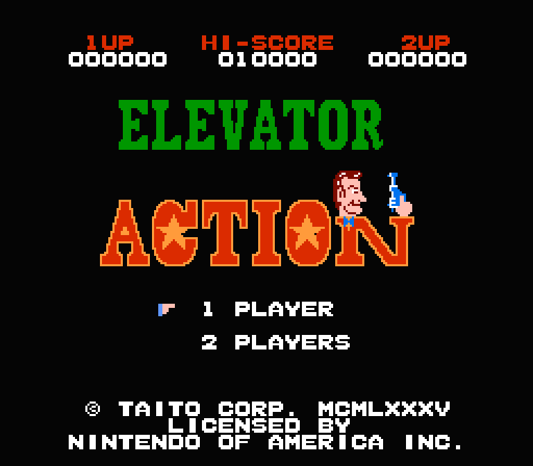 Elevator Action | ファミコンタイトル画像