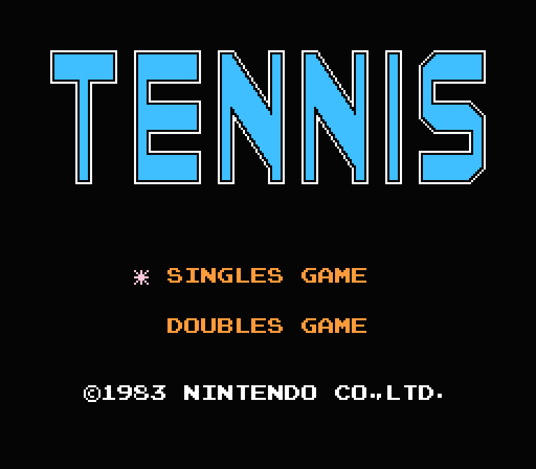 テニス | ファミコンタイトル画像