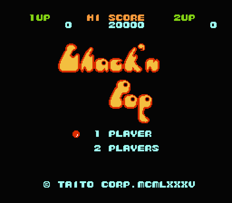 Chack'n Pop | ファミコンタイトル画像