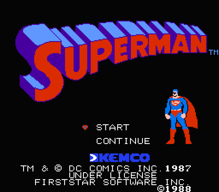 スーパーマン | ファミコンタイトル画像