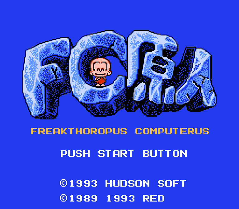 FC原人 Freakthoropus Computerus | ファミコンタイトル画像
