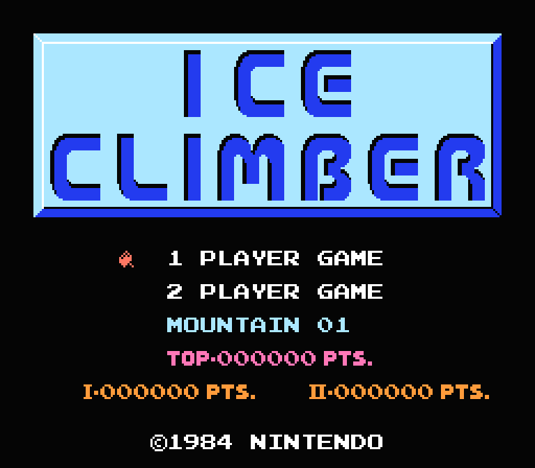 Ice Climber | ファミコンタイトル画像