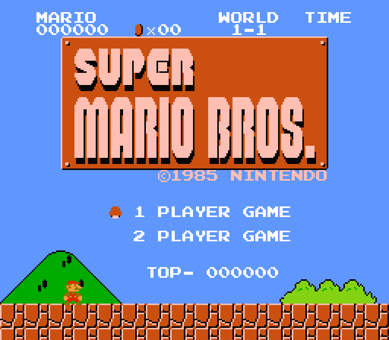 Super Mario Bros. | ファミコンタイトル画像
