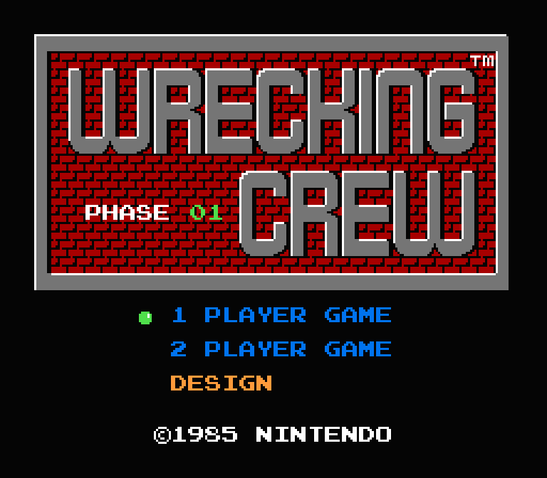 Wrecking Crew | ファミコンタイトル画像