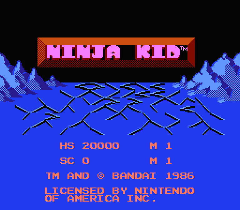Ninja Kid | ファミコンタイトル画像