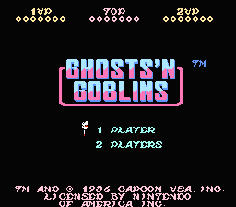 Ghosts 'n Goblins | ファミコンタイトル画像