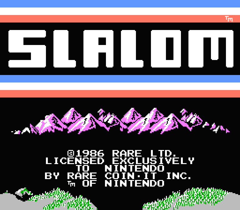 Slalom | ファミコンタイトル画像