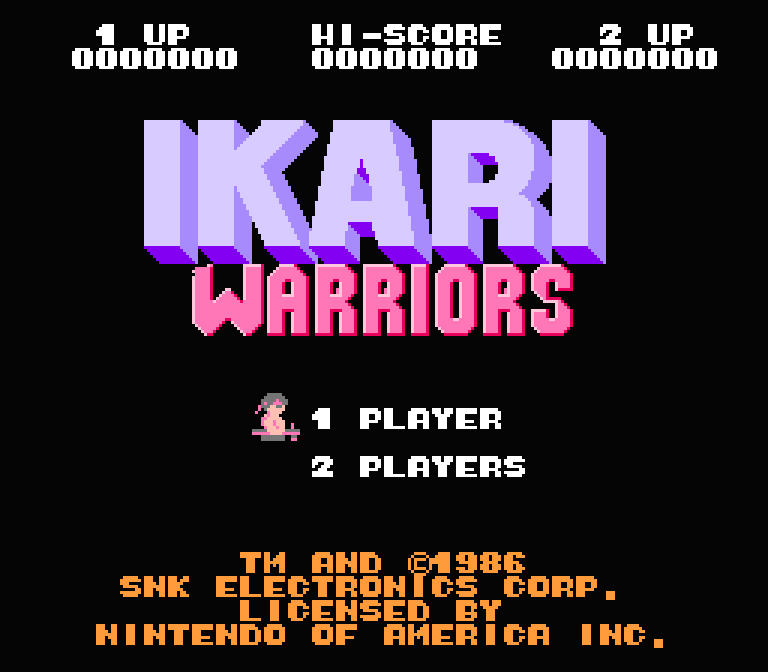 Ikari Warriors | ファミコンタイトル画像