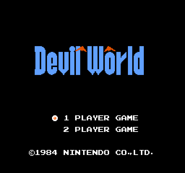 Devil World | ファミコンタイトル画像