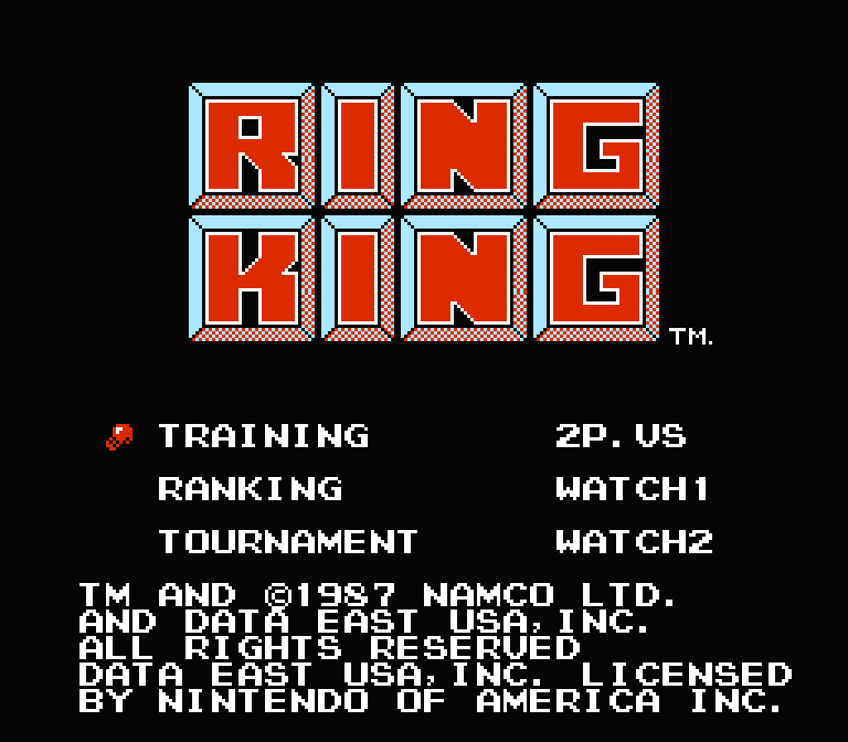 Ring King | ファミコンタイトル画像