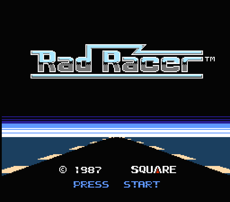 Rad Racer | ファミコンタイトル画像