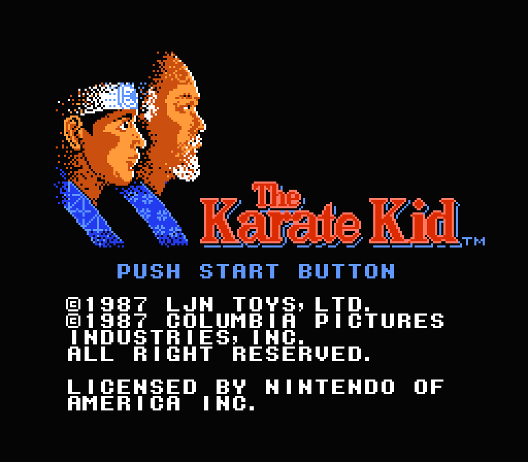 The Karate Kid | ファミコンタイトル画像