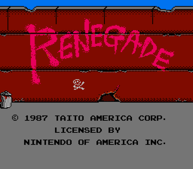 Renegade | ファミコンタイトル画像