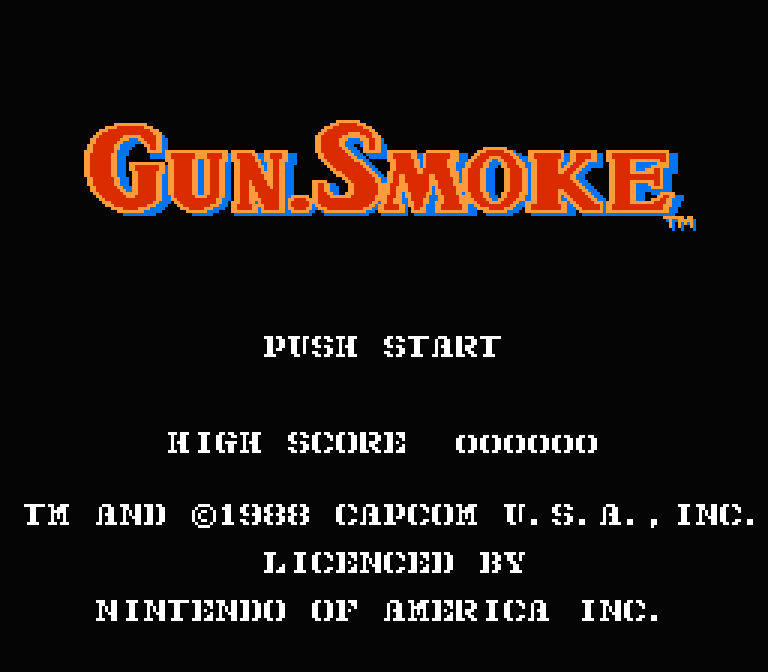 Gun.Smoke | ファミコンタイトル画像