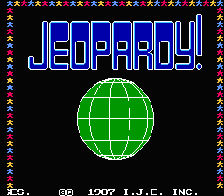 Jeopardy! | ファミコンタイトル画像