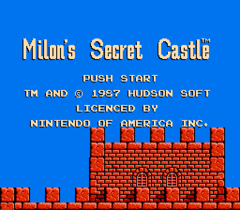 Milon's Secret Castle | ファミコンタイトル画像