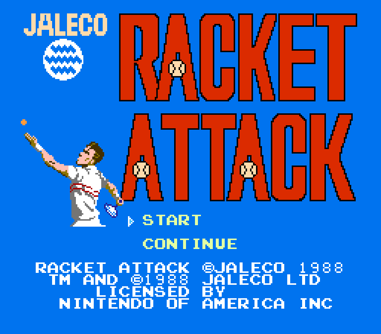 Racket Attack | ファミコンタイトル画像