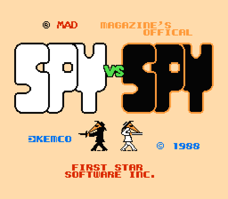 Spy vs. Spy | ファミコンタイトル画像