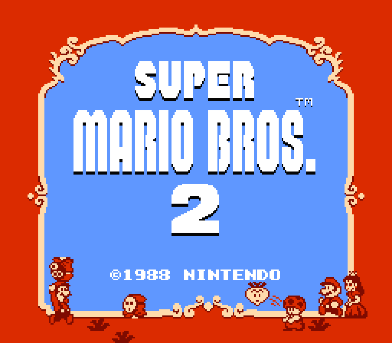 Super Mario Bros. 2 | ファミコンタイトル画像