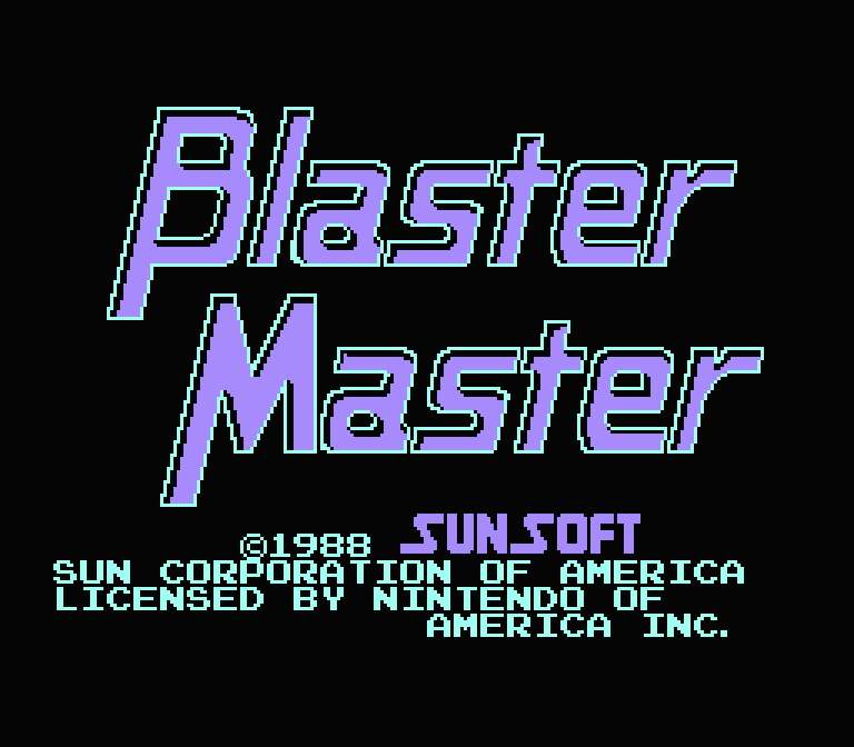 Blaster Master | ファミコンタイトル画像