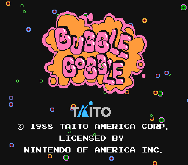 Bubble Bobble | ファミコンタイトル画像