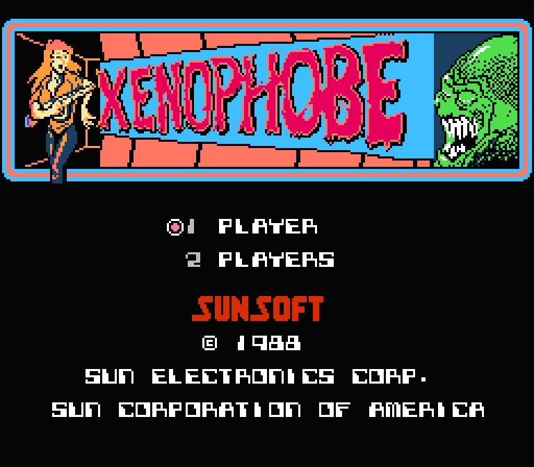 Xenophobe | ファミコンタイトル画像