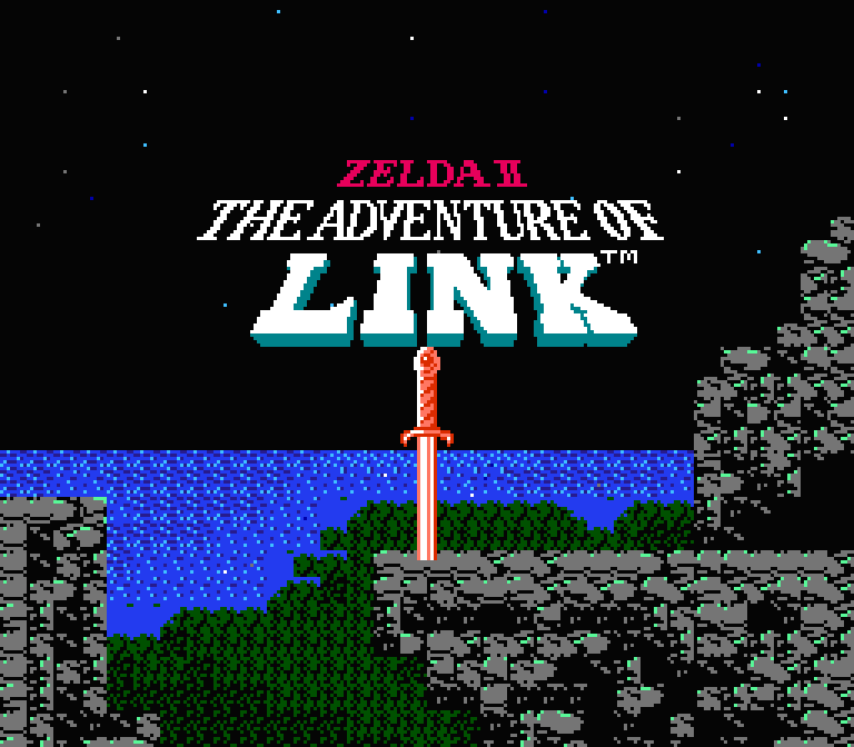 Zelda II: The Adventure of Link | ファミコンタイトル画像