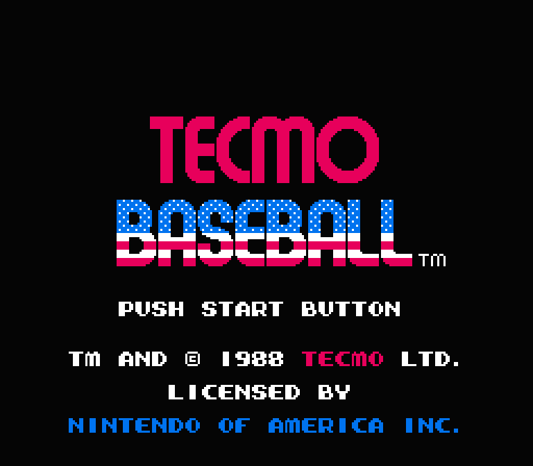 Tecmo Baseball | ファミコンタイトル画像