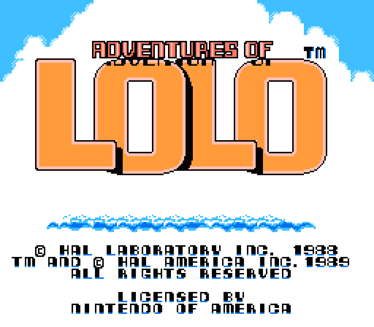Adventures of Lolo | ファミコンタイトル画像