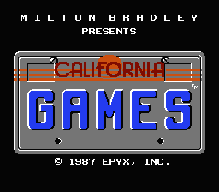 California Games | ファミコンタイトル画像