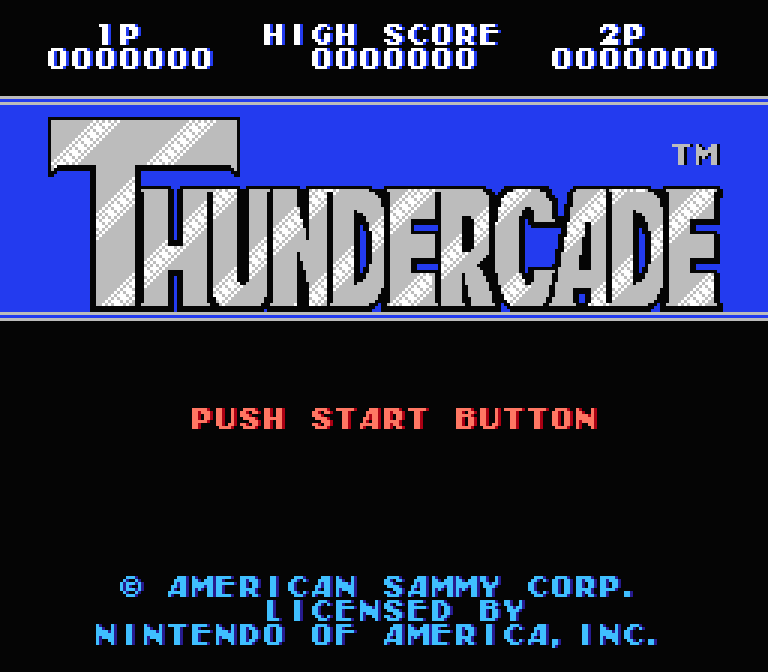 Thundercade | ファミコンタイトル画像