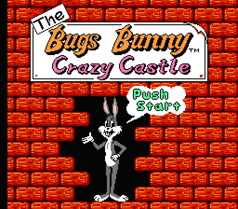The Bugs Bunny Crazy Castle | ファミコンタイトル画像