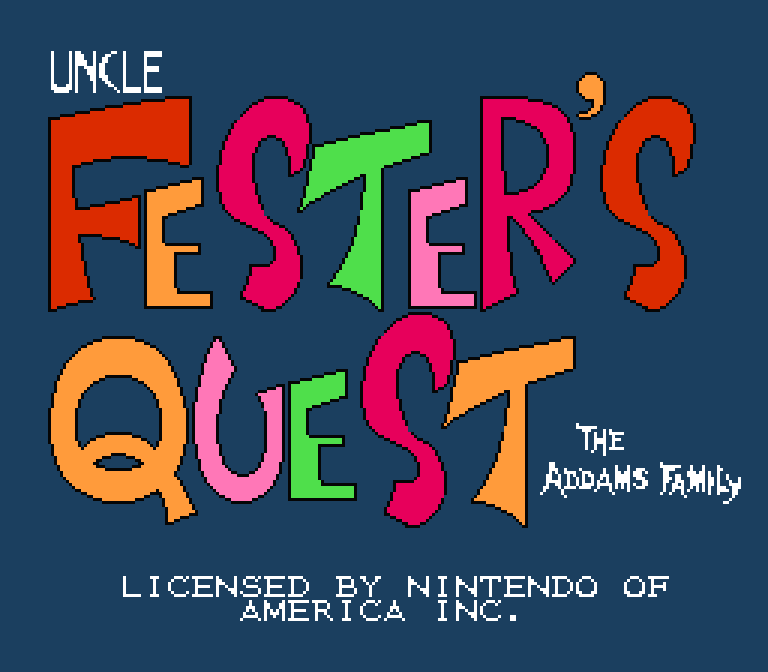Fester's Quest | ファミコンタイトル画像