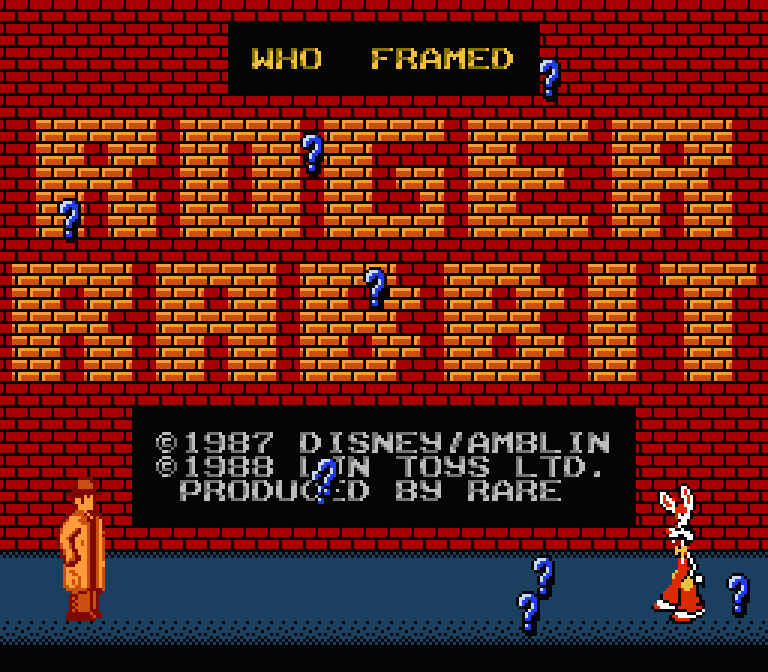 Who Framed Roger Rabbit | ファミコンタイトル画像