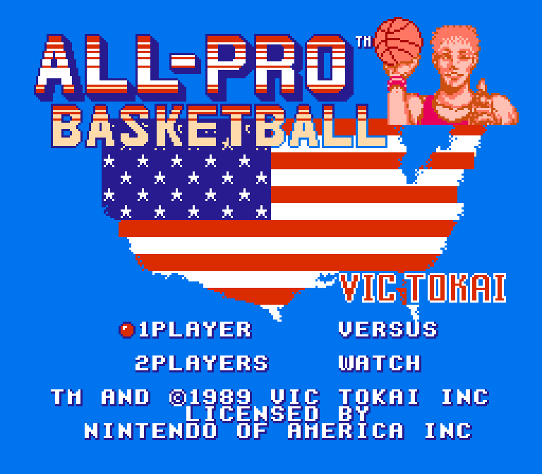 All-Pro Basketball | ファミコンタイトル画像