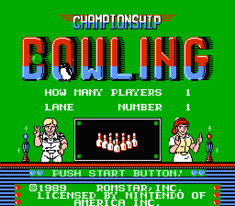 Championship Bowling | ファミコンタイトル画像