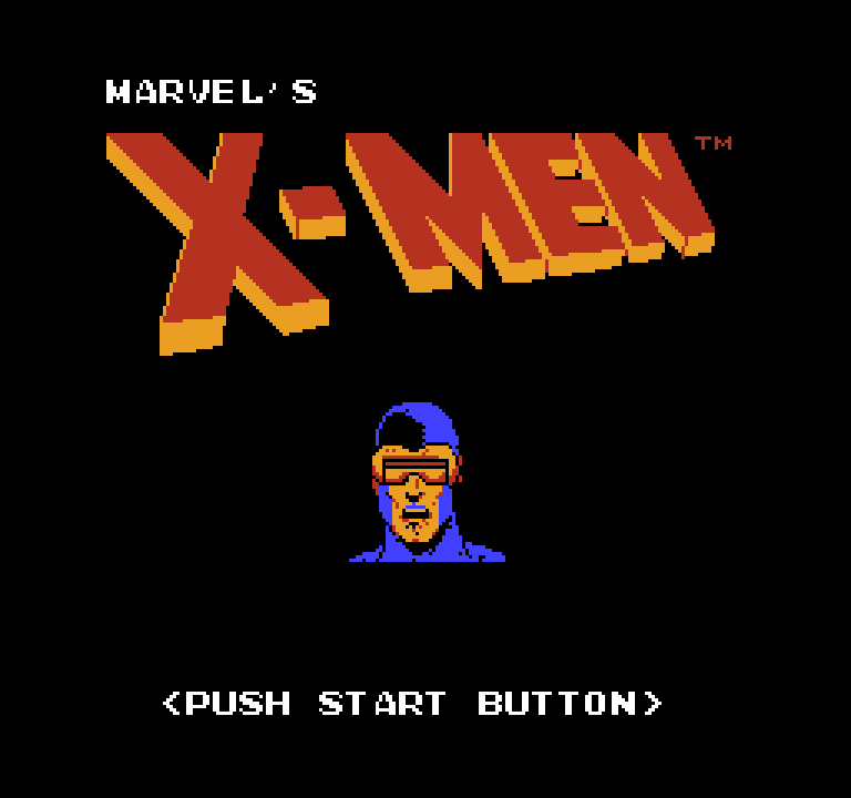 The Uncanny X-Men | ファミコンタイトル画像