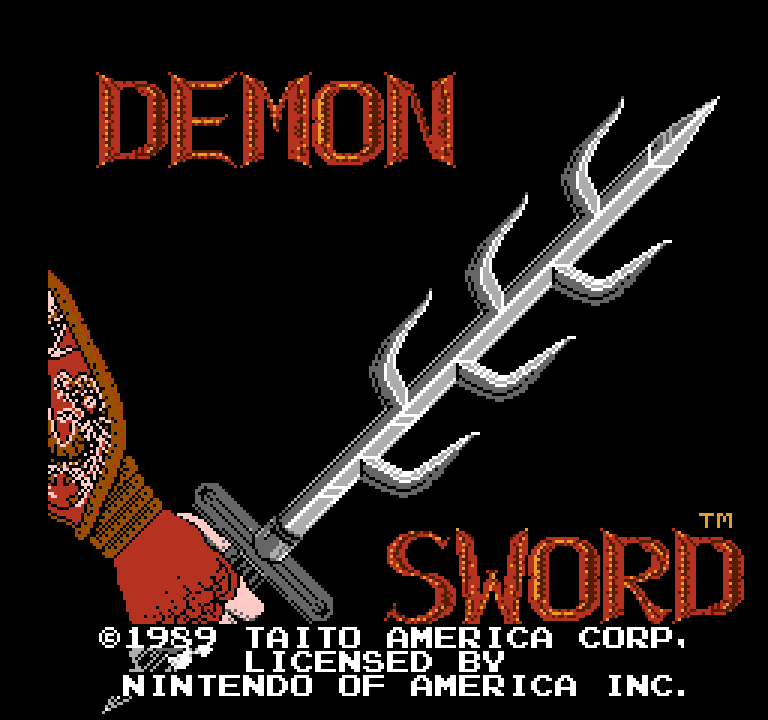 Demon Sword | ファミコンタイトル画像