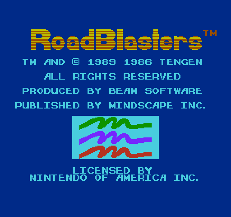 RoadBlasters | ファミコンタイトル画像