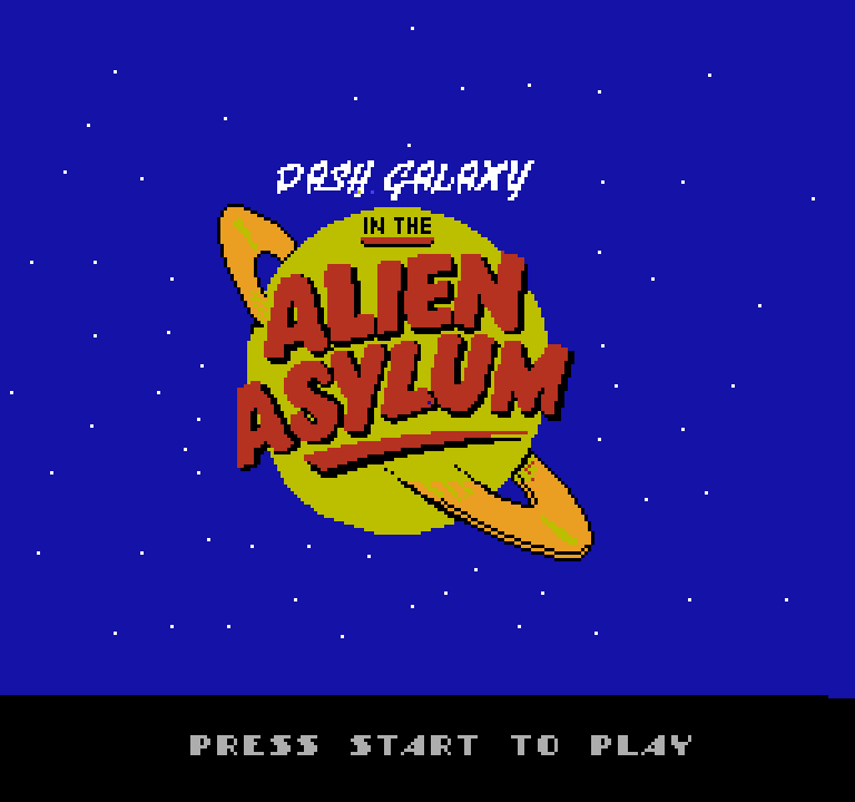 Dash Galaxy in the Alien Asylum | ファミコンタイトル画像