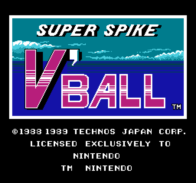 Super Spike V'Ball | ファミコンタイトル画像