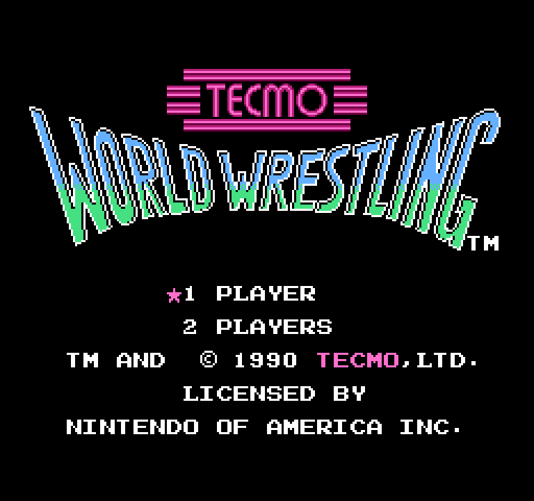 Tecmo World Wrestling | ファミコンタイトル画像