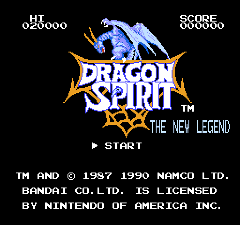 Dragon Spirit | ファミコンタイトル画像