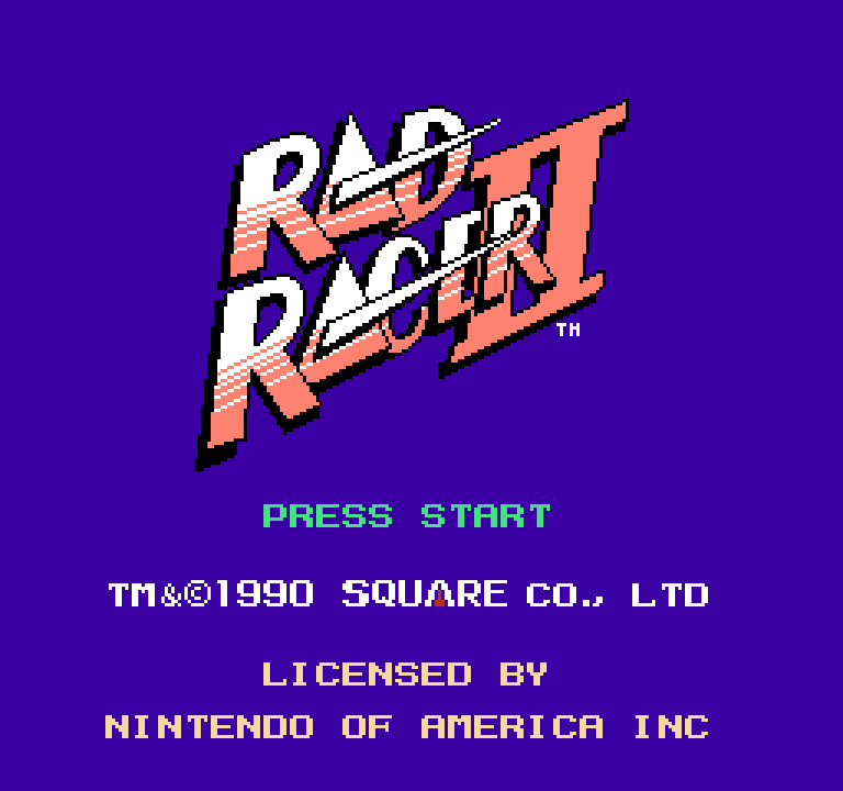 Rad Racer II | ファミコンタイトル画像