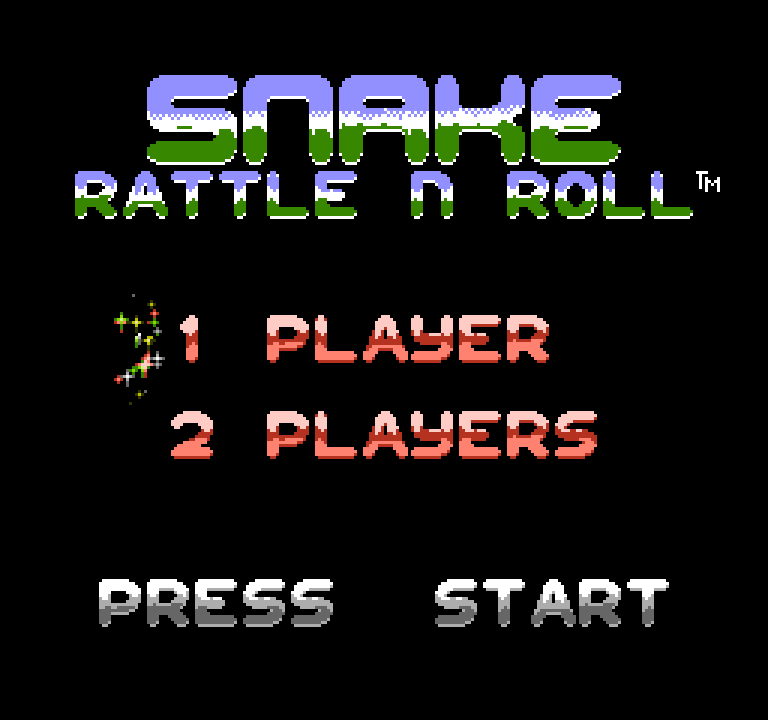Snake Rattle 'n' Roll | ファミコンタイトル画像