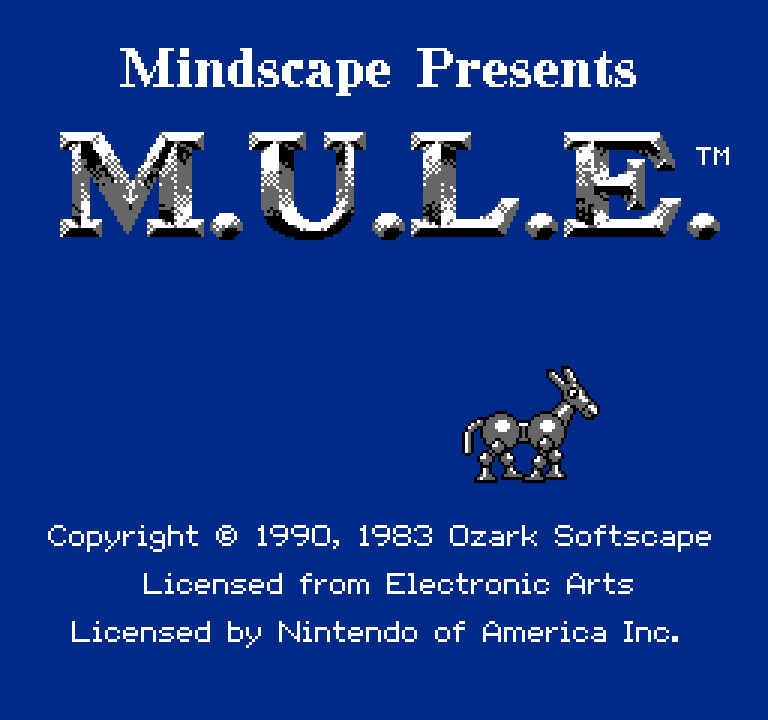 M.U.L.E. | ファミコンタイトル画像