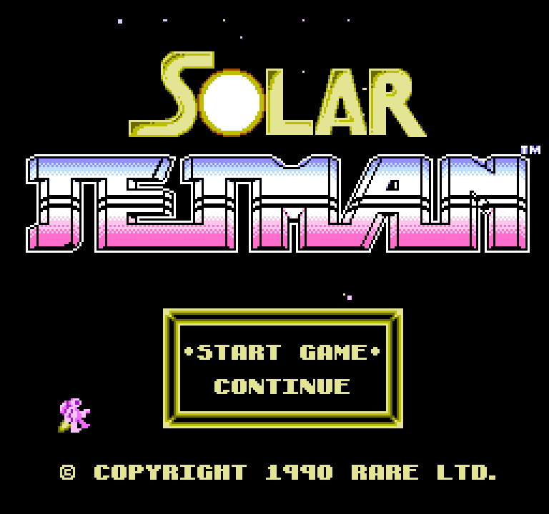 Solar Jetman: Hunt for the Golden Warpship | ファミコンタイトル画像