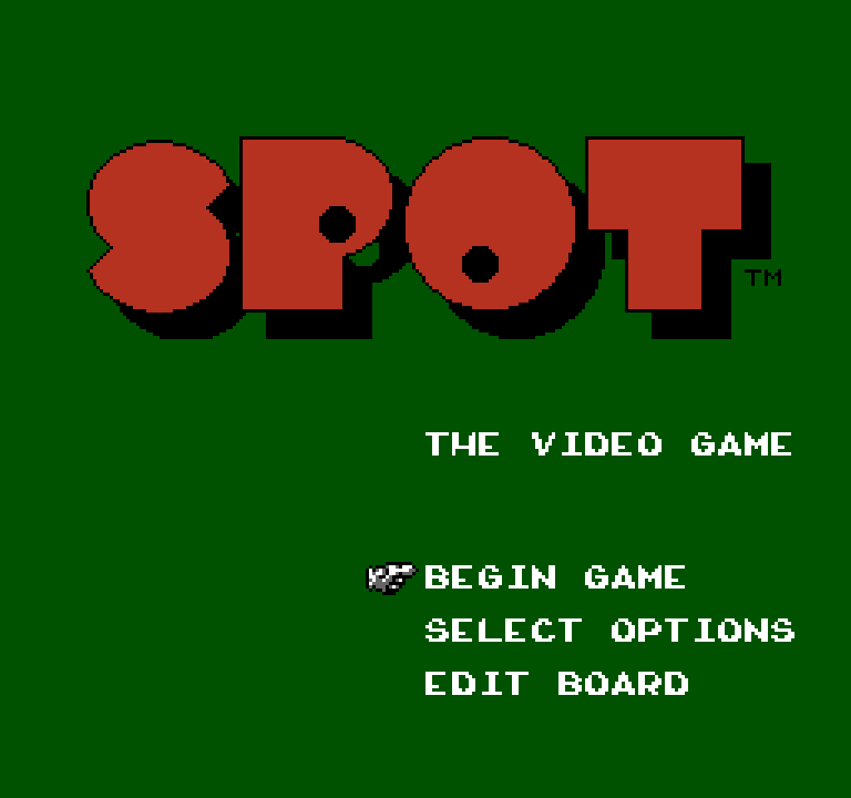 Spot: The Video Game | ファミコンタイトル画像