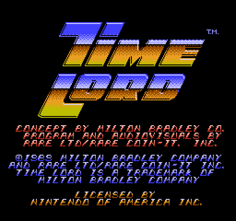 Time Lord | ファミコンタイトル画像