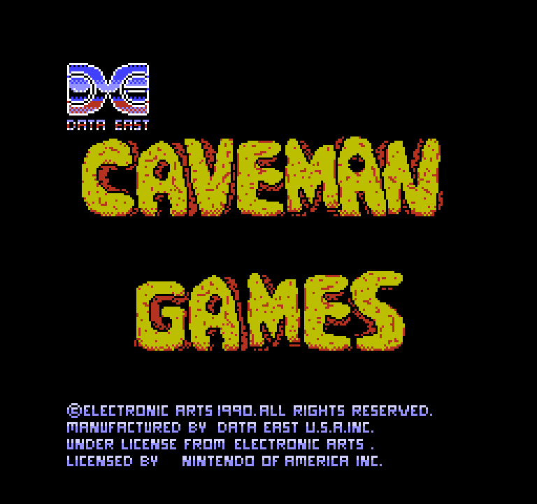 Caveman Games | ファミコンタイトル画像